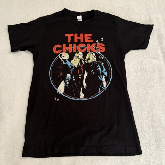 The Chicks Tour 2022 Short Sleeve Black Concert T-Shirt Unisex Small - Picture 1 of 8